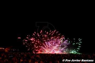 Los fuegos de Melenara 2018 (Foto Francisco Santana Ravelo)